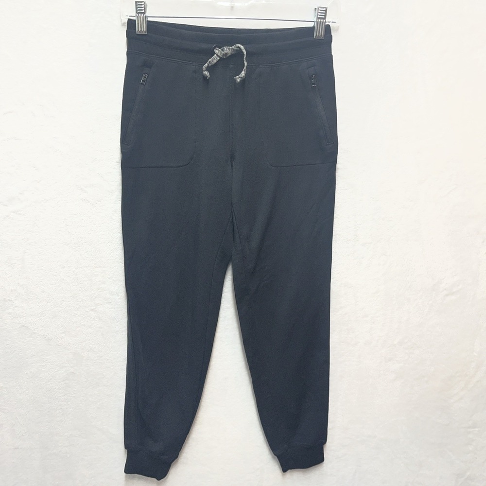 Athleta Girl Joggers Girls Large 12 Black Pockets